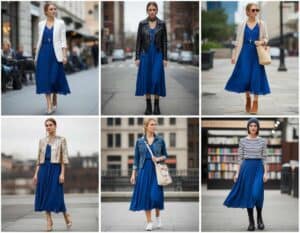 Mehr über den Artikel erfahren Was kann man zu einem blauen Kleid anziehen?