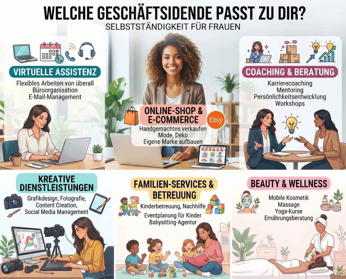 Geschäftsideen für die Selbständigkeit der Frau Geschäftsideen für die Selbständigkeit der Frau